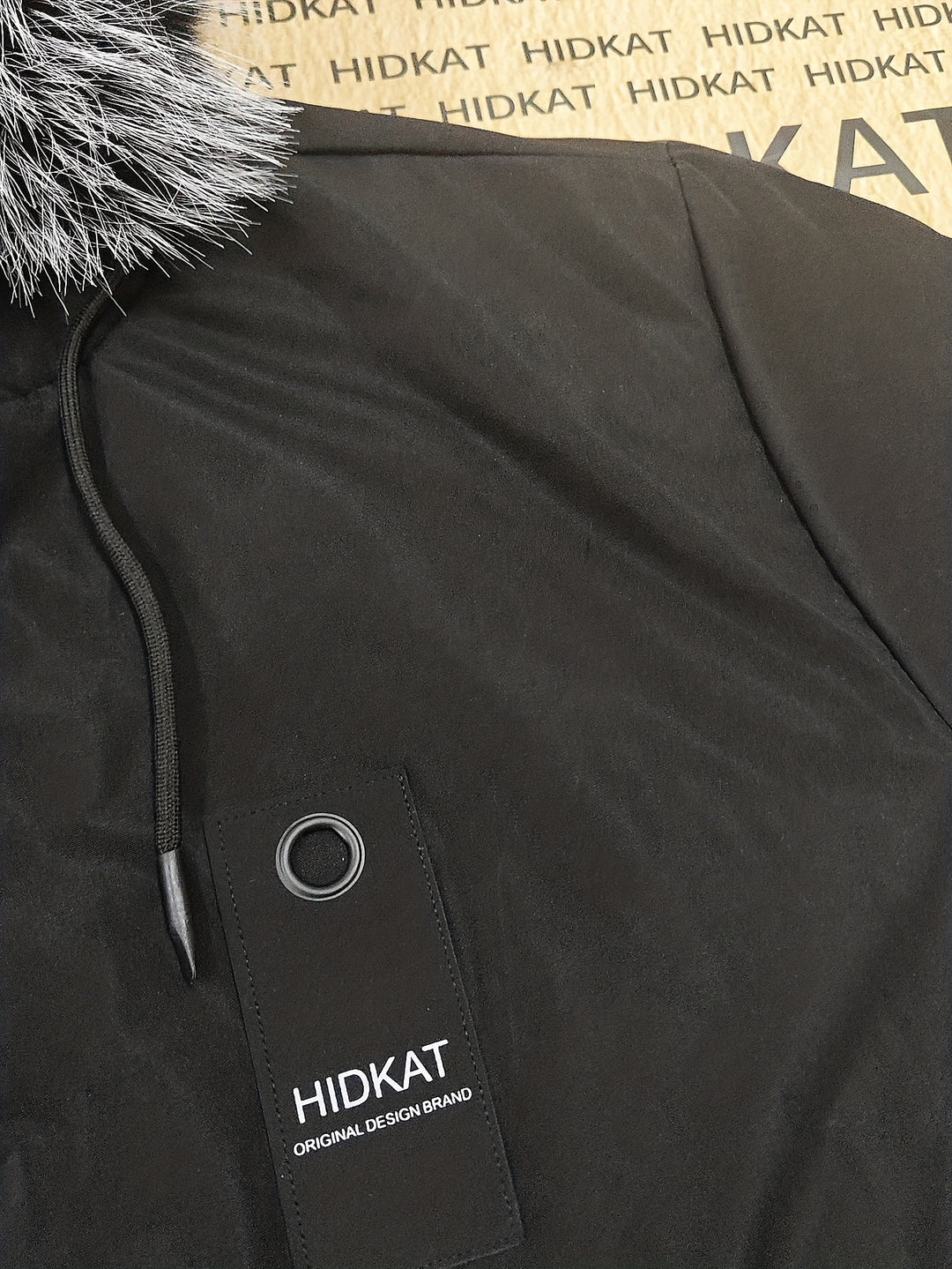 Leendert | Warme Halflange Parka met Capuchon
