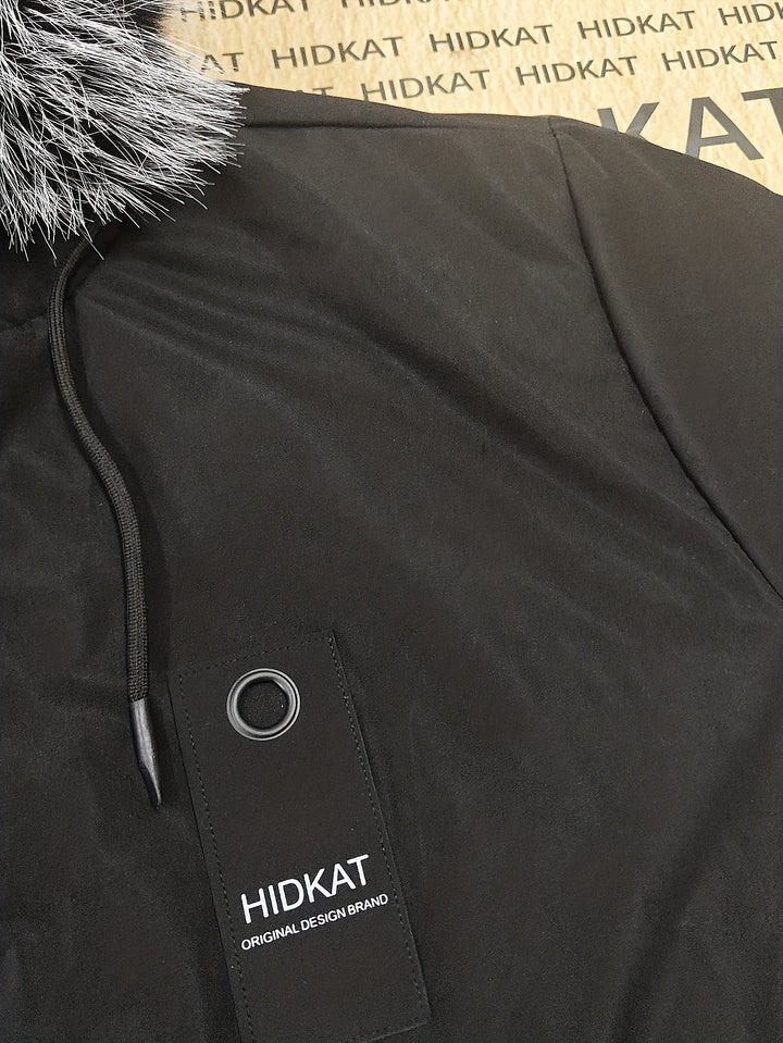 Leendert | Warme Halflange Parka met Capuchon