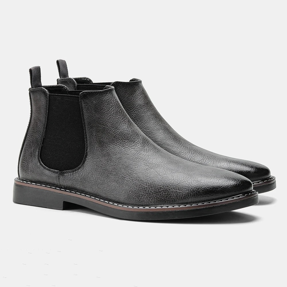 Thomas | Leren Chelsea-Boots Heren
