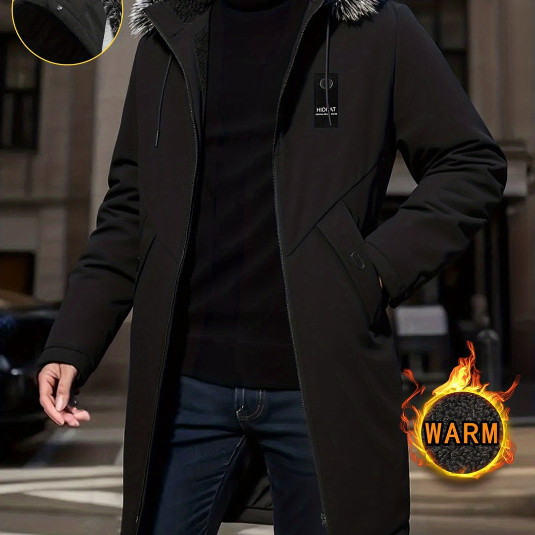 Leendert | Warme Halflange Parka met Capuchon