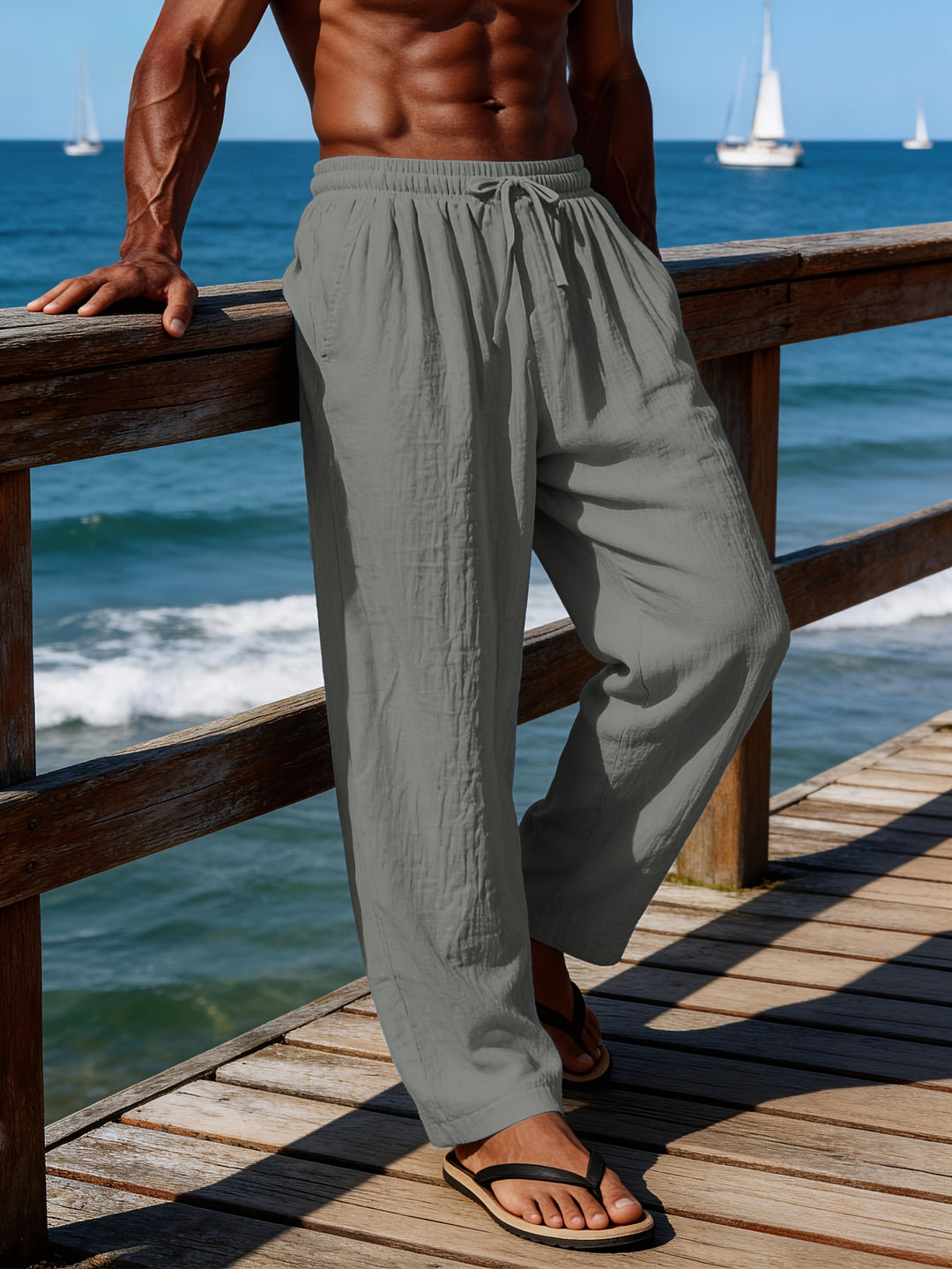 Fedde | Luchtige Zomerbroek met Koord