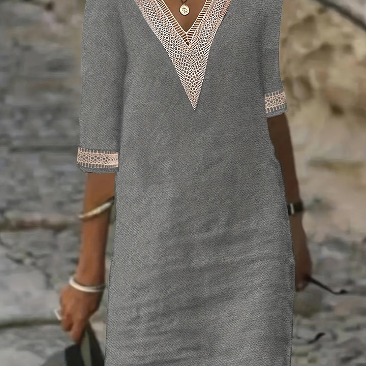 Ilse | Elegante V-hals Jurk