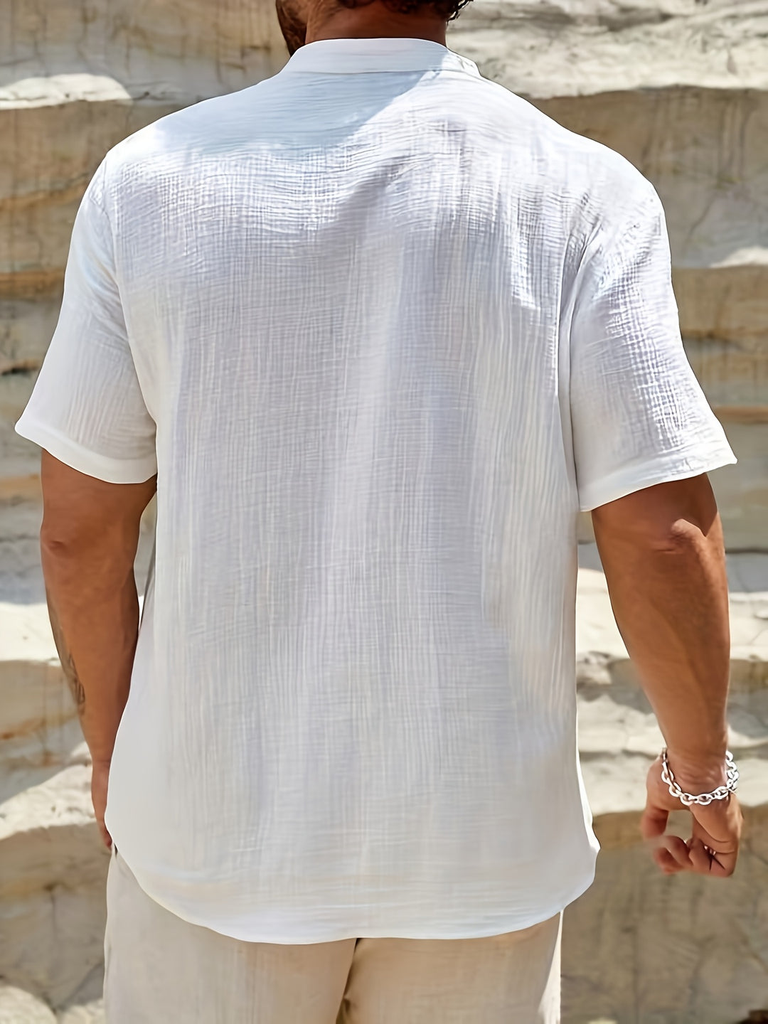 Jasper | Luchtig Henley Shirt