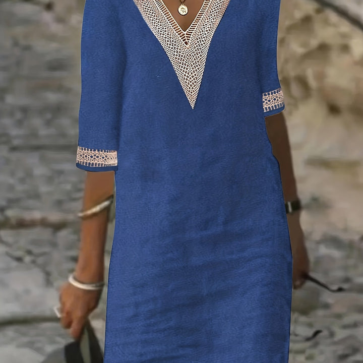 Ilse | Elegante V-hals Jurk