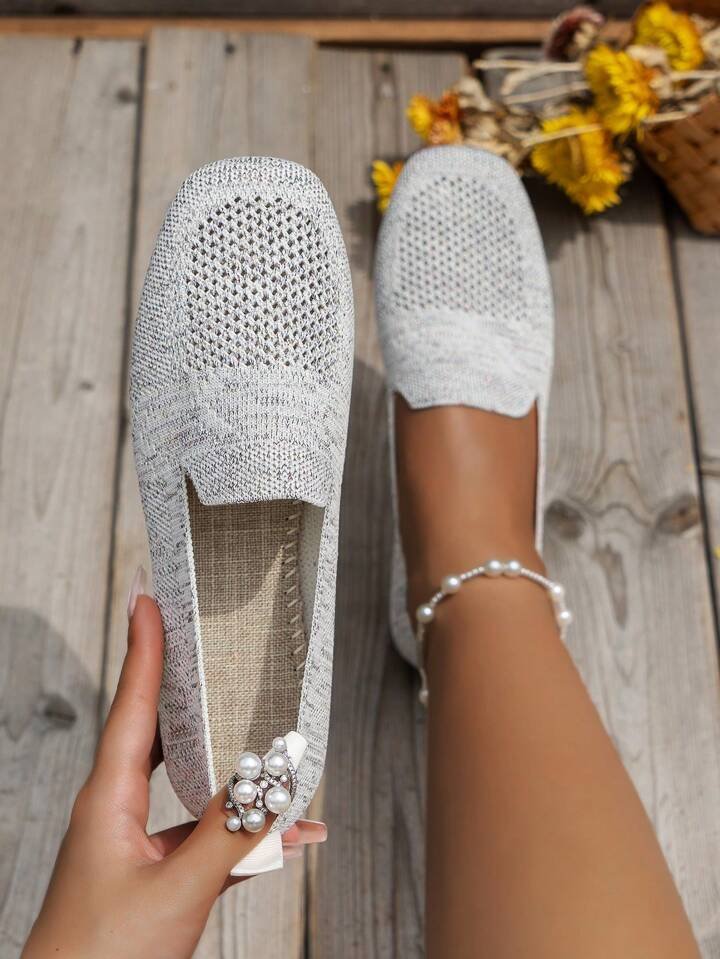 Lieke | Comfortabele Gebreide Loafers
