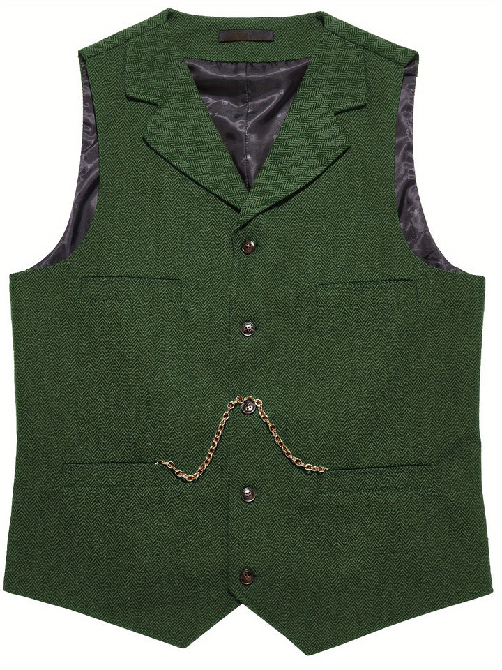 Wolter | Verfijnd Visgraat Gilet