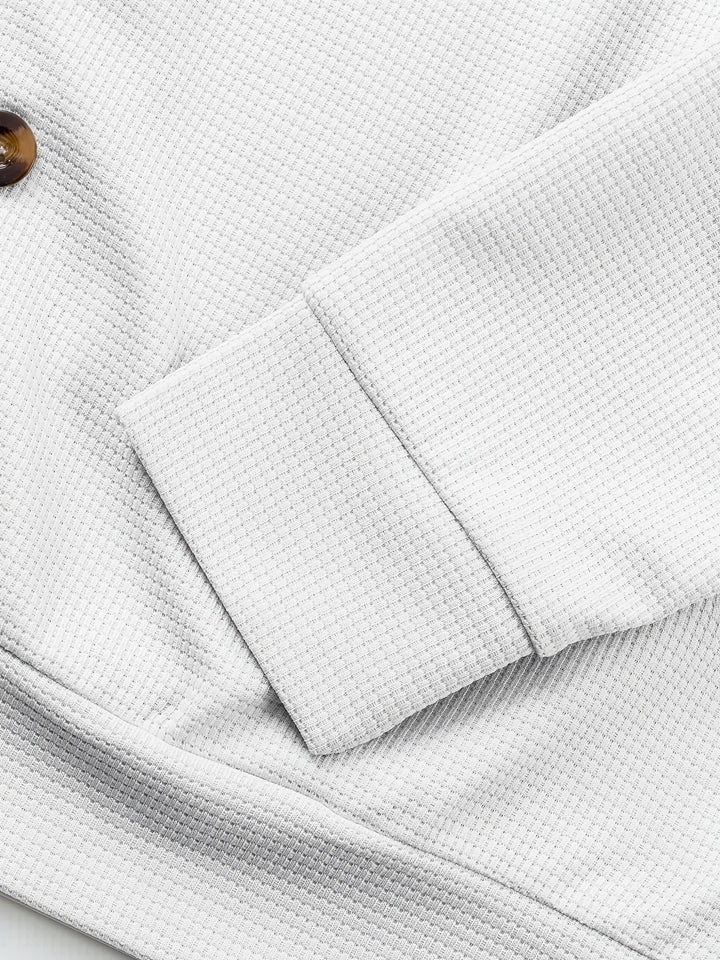 Ewald | Verfijnd Getextureerd Overshirt