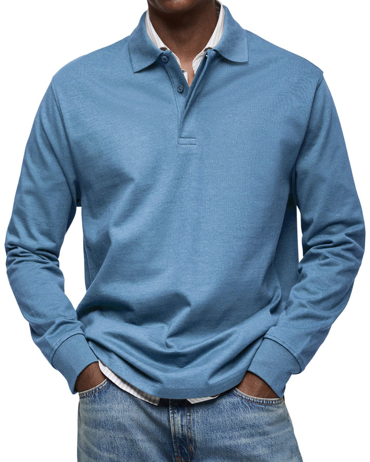 Thomas | Luxe Poloshirt Lange Mouwen