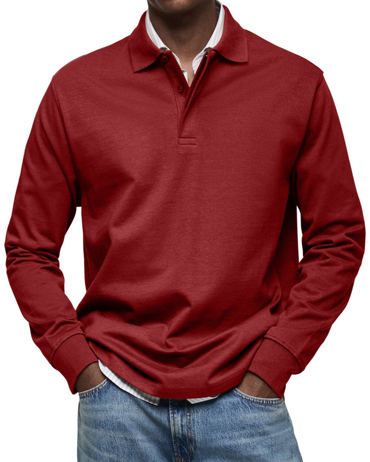 Thomas | Luxe Poloshirt Lange Mouwen