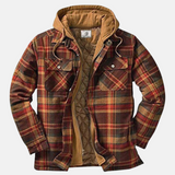 Reinder | Warm Geruit Jack met Capuchon