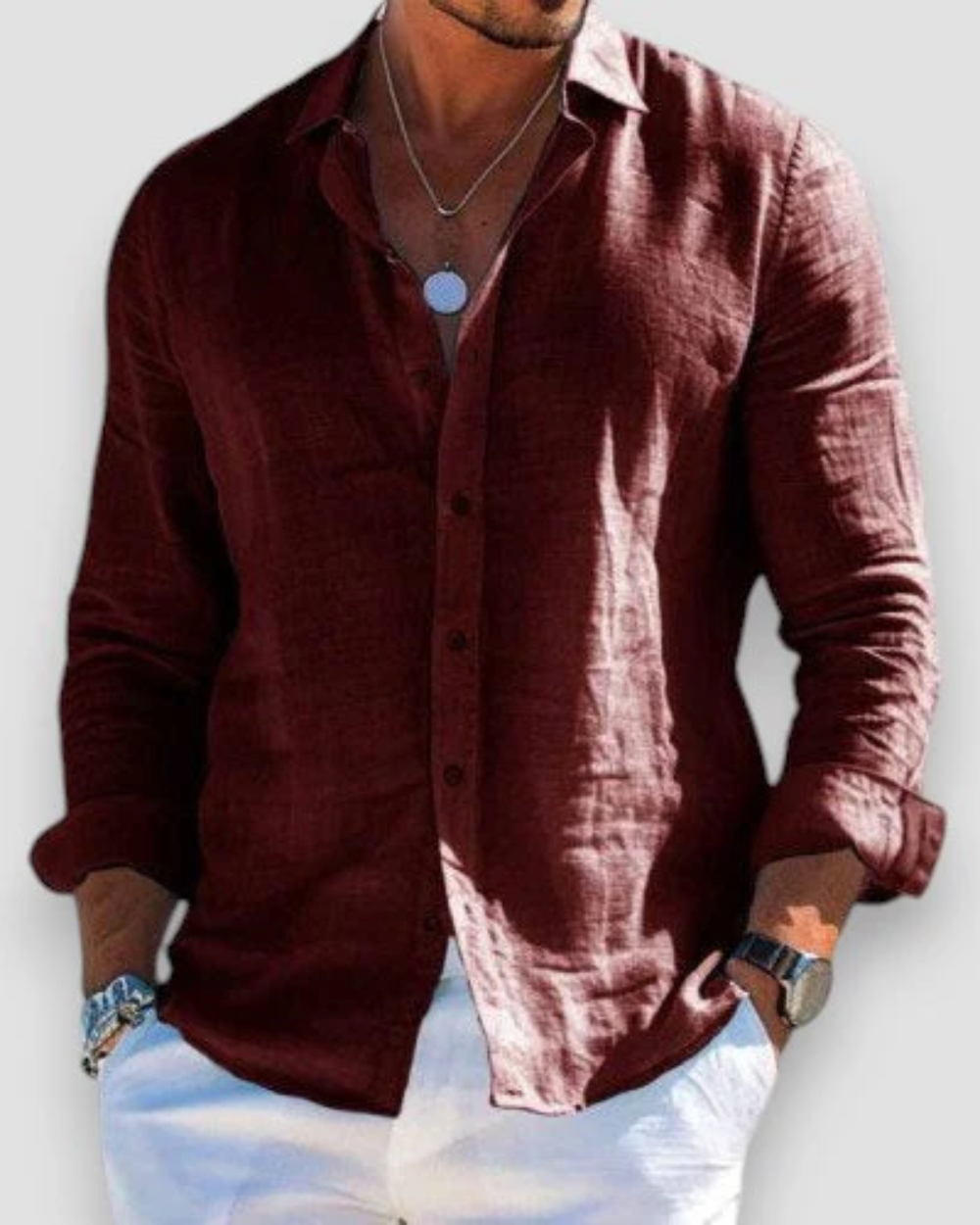 Garrett | Casual Zomeroverhemd met Knopen