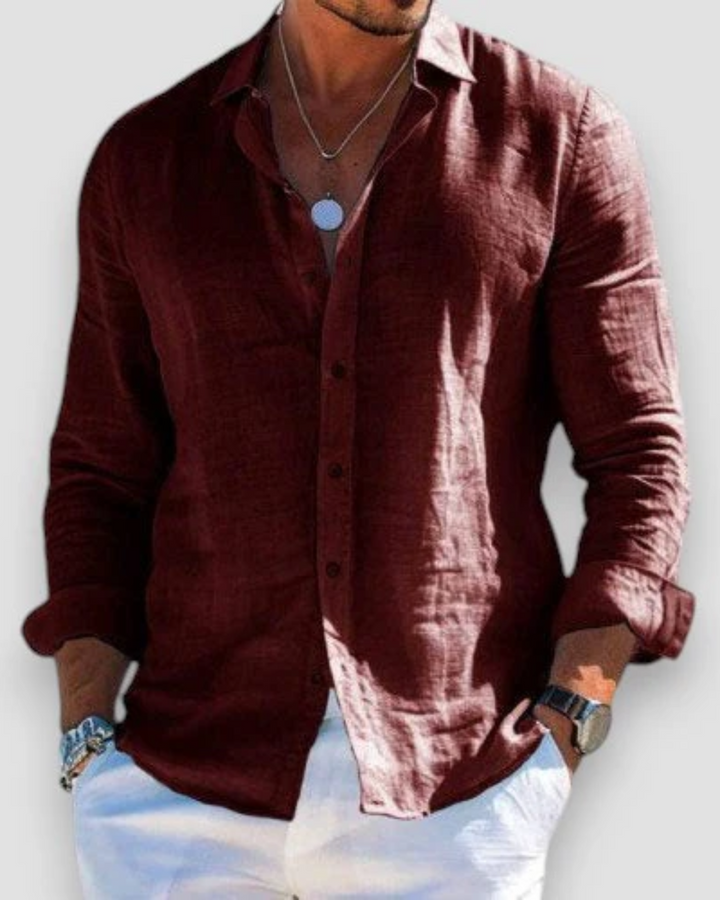 Garrett | Casual Zomeroverhemd met Knopen