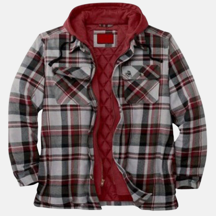 Reinder | Warm Geruit Jack met Capuchon