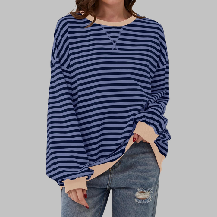 Jasmijn | Casual Gestreepte Sweater