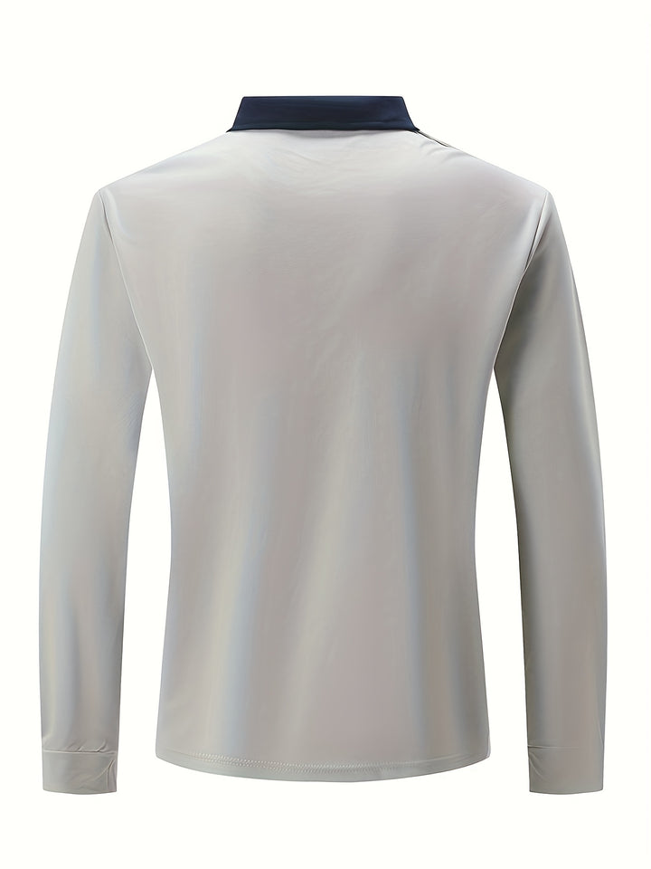 Bauke | Verfijnde Poloshirt met Rits