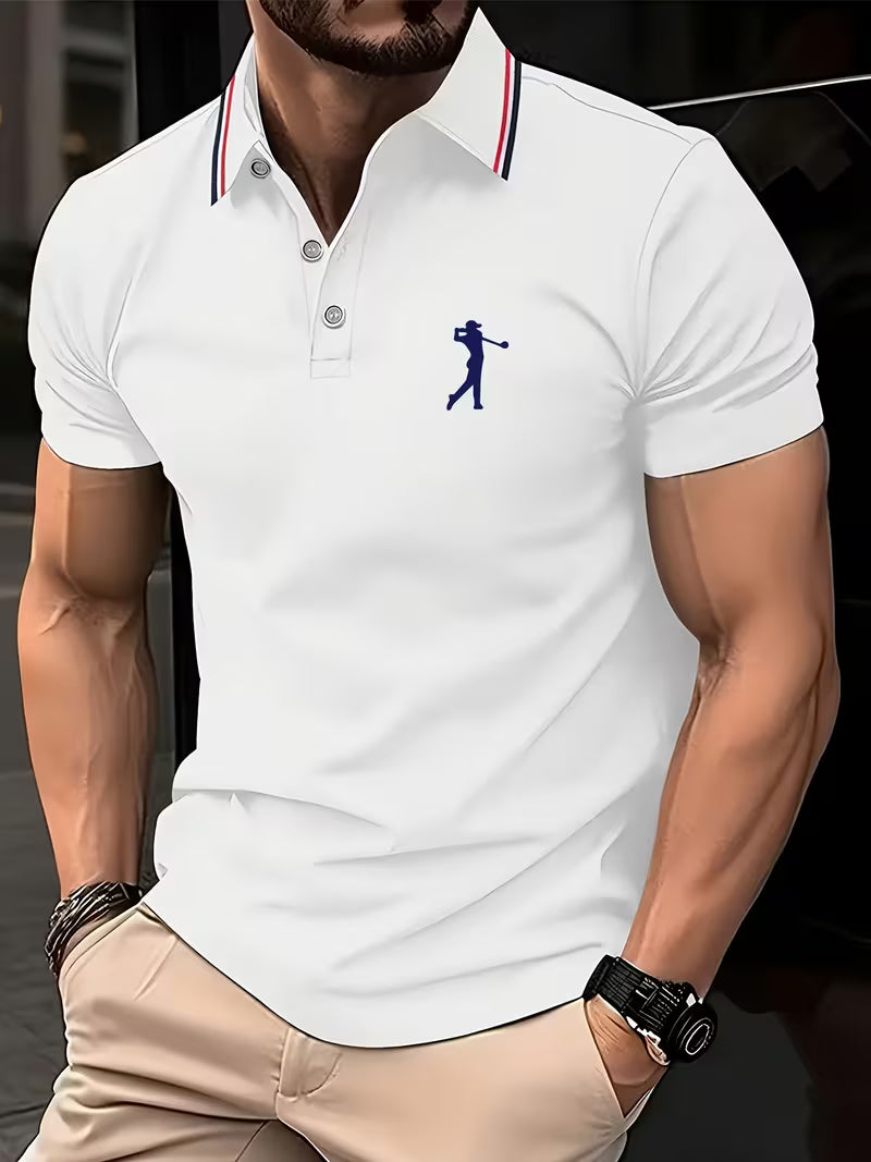 Diederik | Slim Fit Poloshirt met Klassieke Kraag