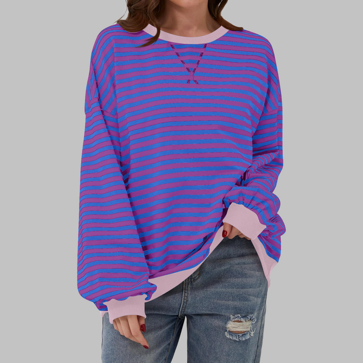 Jasmijn | Casual Gestreepte Sweater