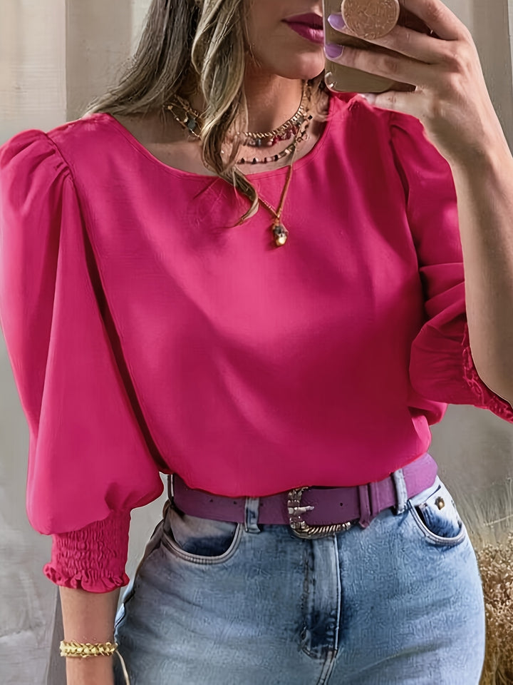 Mariëlle | Elegante Blouse met Pofmouwen