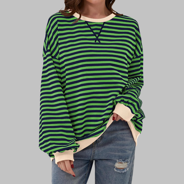 Jasmijn | Casual Gestreepte Sweater
