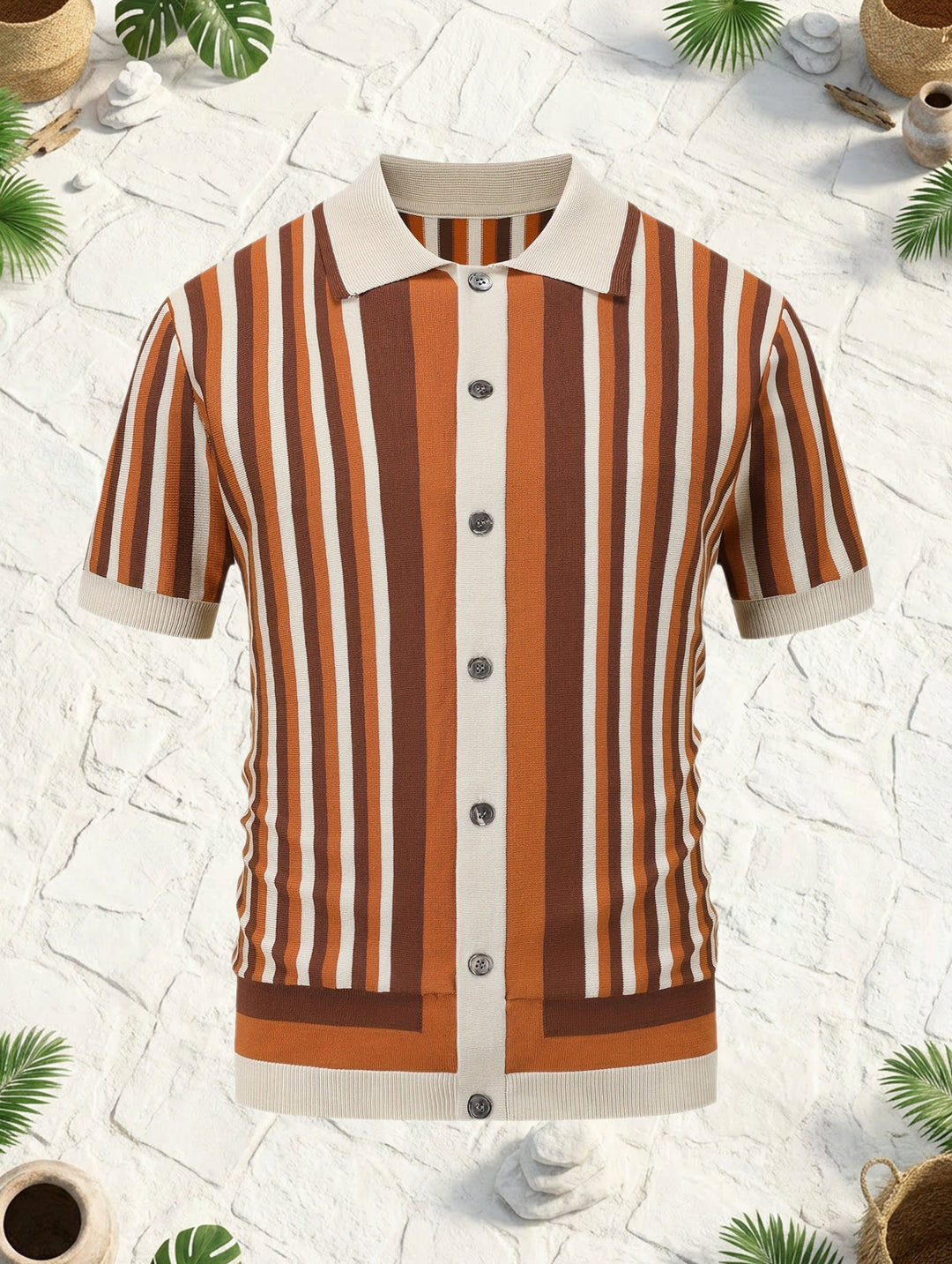 Arjen | Klassiek Gestreept Poloshirt