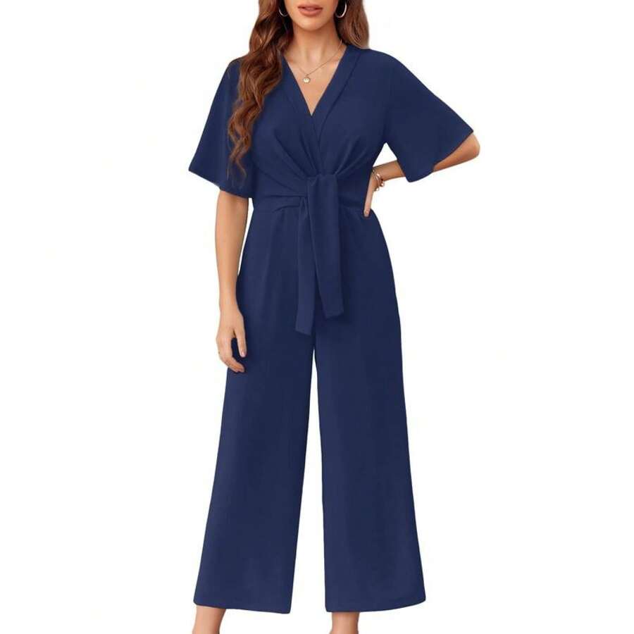 Tessa | Elegante Jumpsuit met Ceintuur
