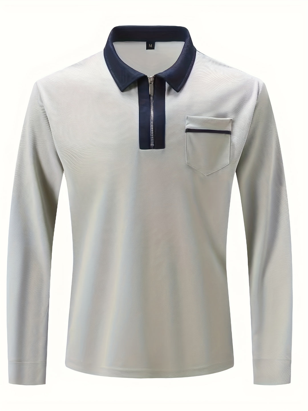 Bauke | Verfijnde Poloshirt met Rits
