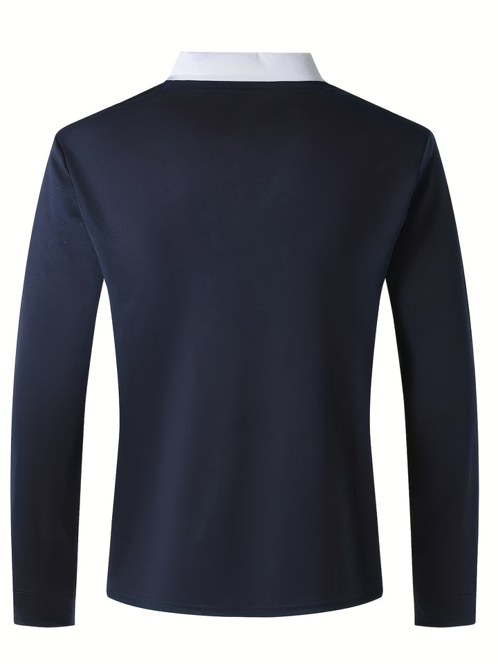 Bauke | Verfijnde Poloshirt met Rits