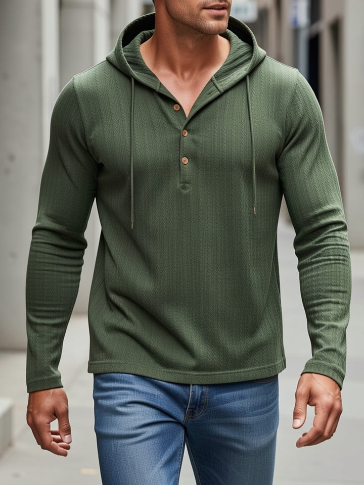 Lennard | Verfijnd Shirt met Capuchon