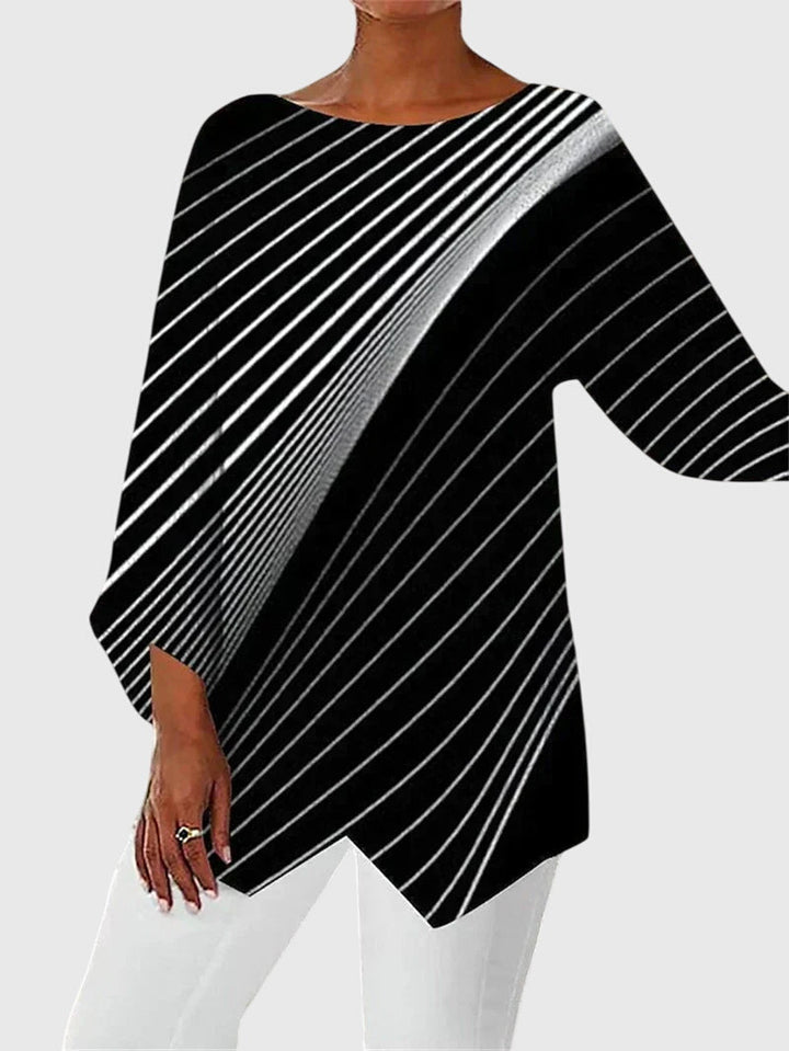 Hetty | Verfijnde Vlinderprint Top