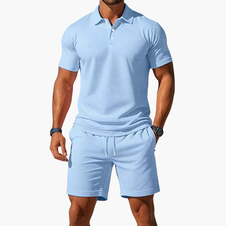 Donovan | Klassieke Kraag Shirt & Short Set