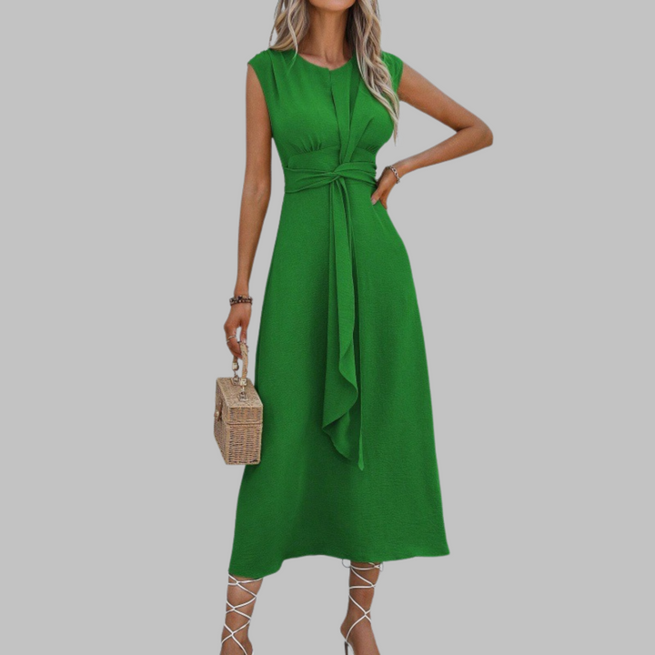Maud | Elegante Mouwloze Maxi-jurk