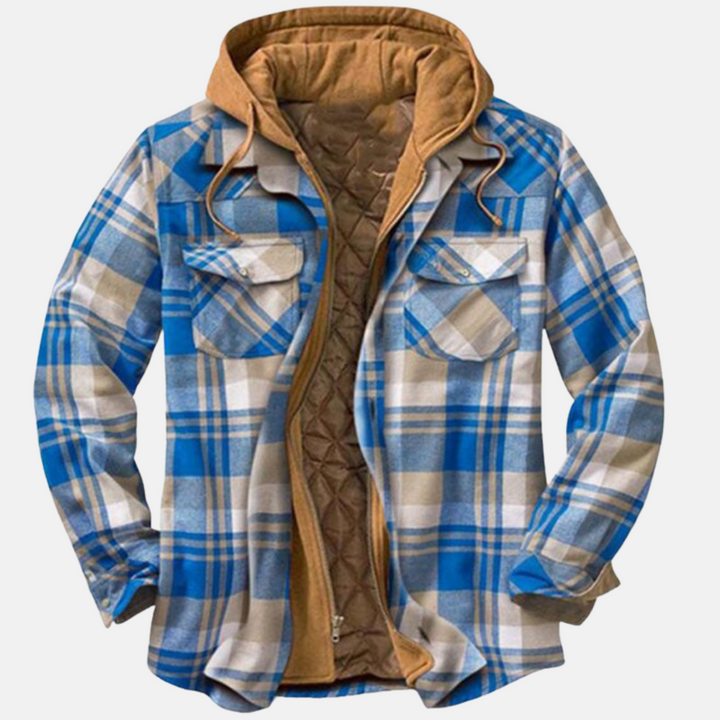 Reinder | Warm Geruit Jack met Capuchon