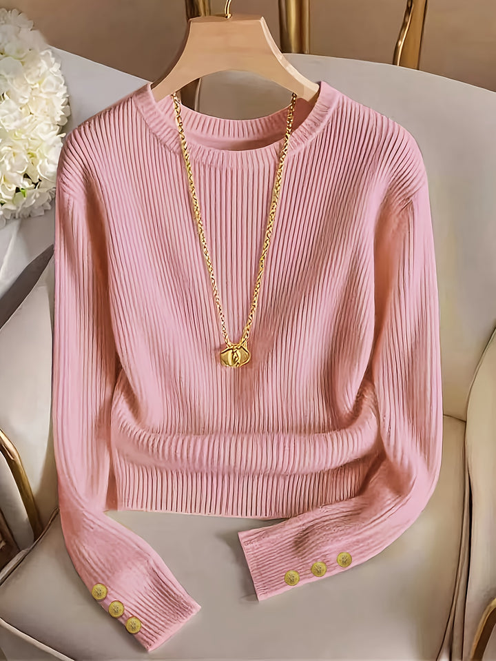 Rieneke | Elegante Geribbelde Trui