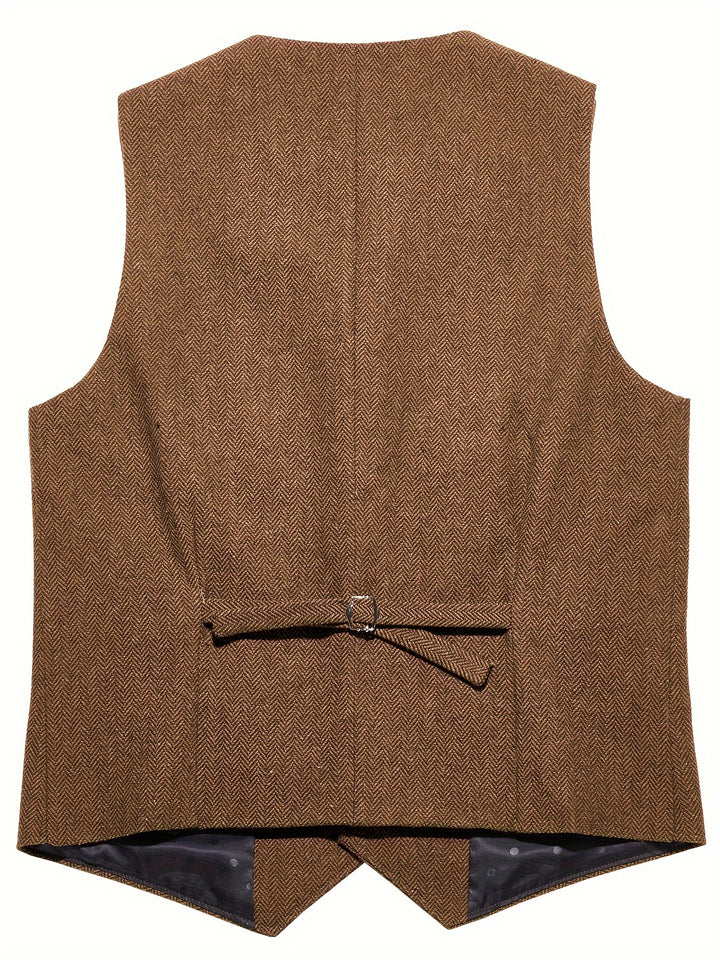 Wolter | Verfijnd Visgraat Gilet