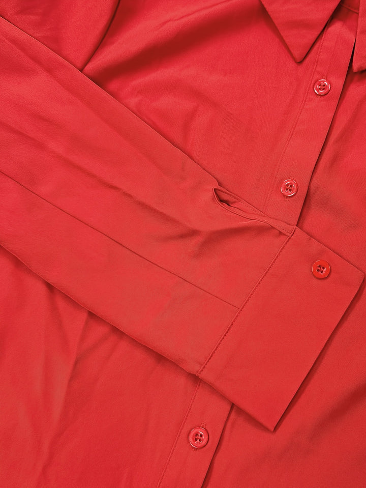 Neeltje | Verfijnde Blouse met Lange Mouwen