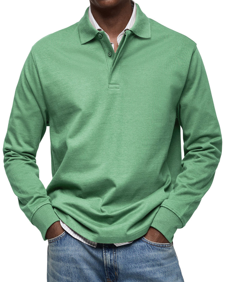 Thomas | Luxe Poloshirt Lange Mouwen