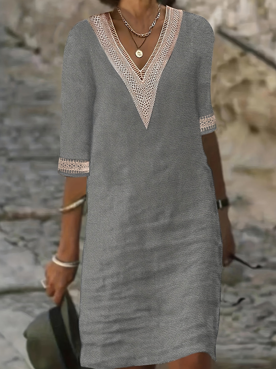 Ilse | Elegante V-hals Jurk