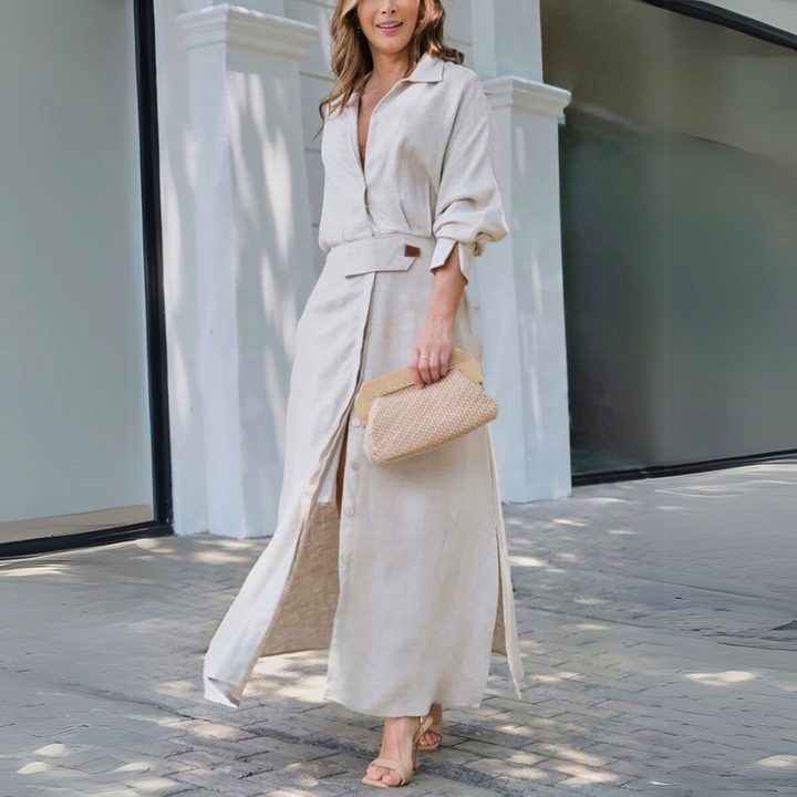 Sophie | Elegante Vloeiende Maxi Jurk