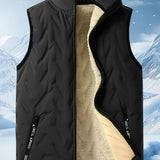 Gijs | Warme Bodywarmer met Opstaande Kraag