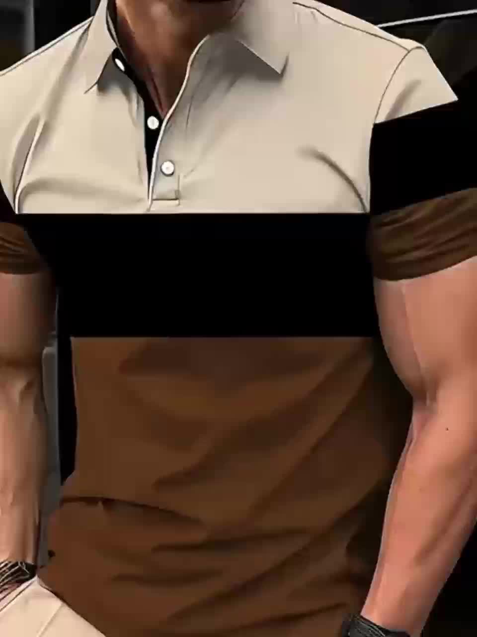 Niels | Klassiek Kleurblok Poloshirt