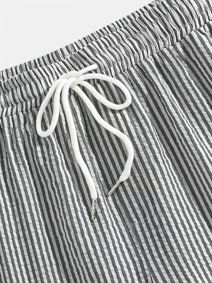Tobias | Gestreepte Casual Short