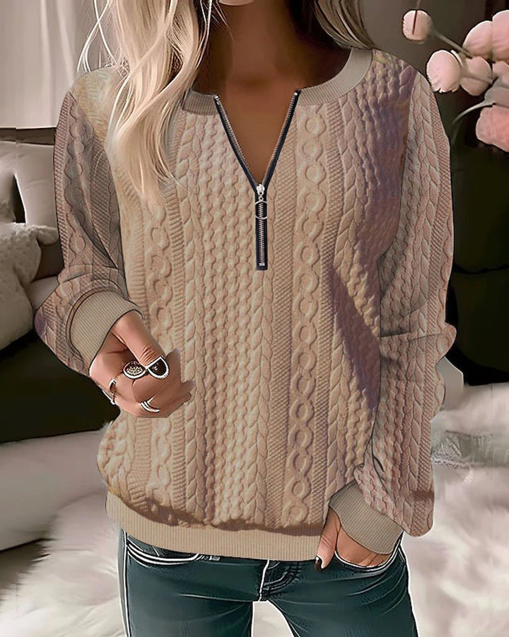Sophie | Luxe Gebreide Ritstrui