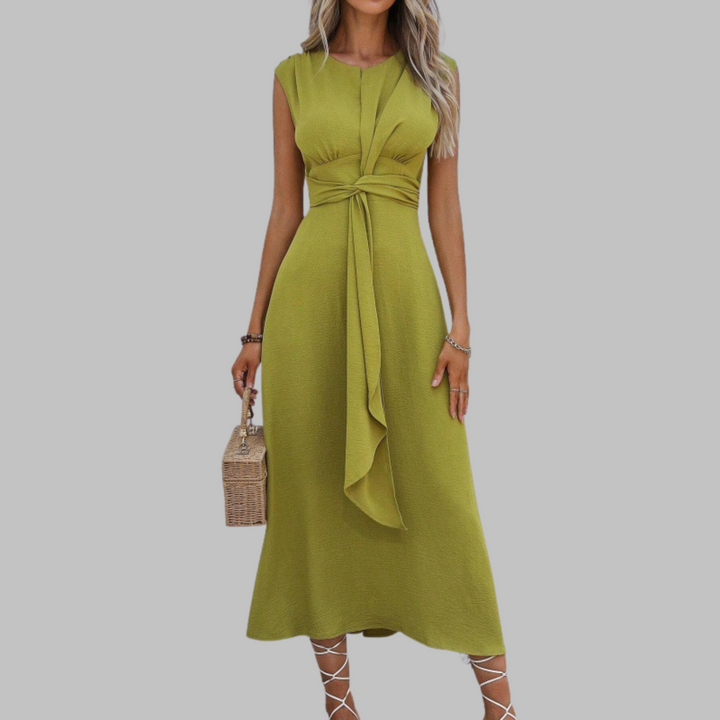 Maud | Elegante Mouwloze Maxi-jurk