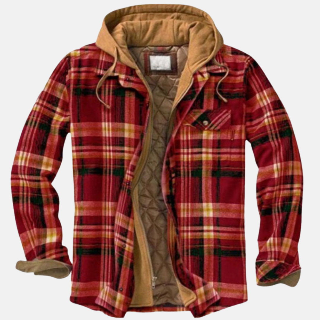 Reinder | Warm Geruit Jack met Capuchon