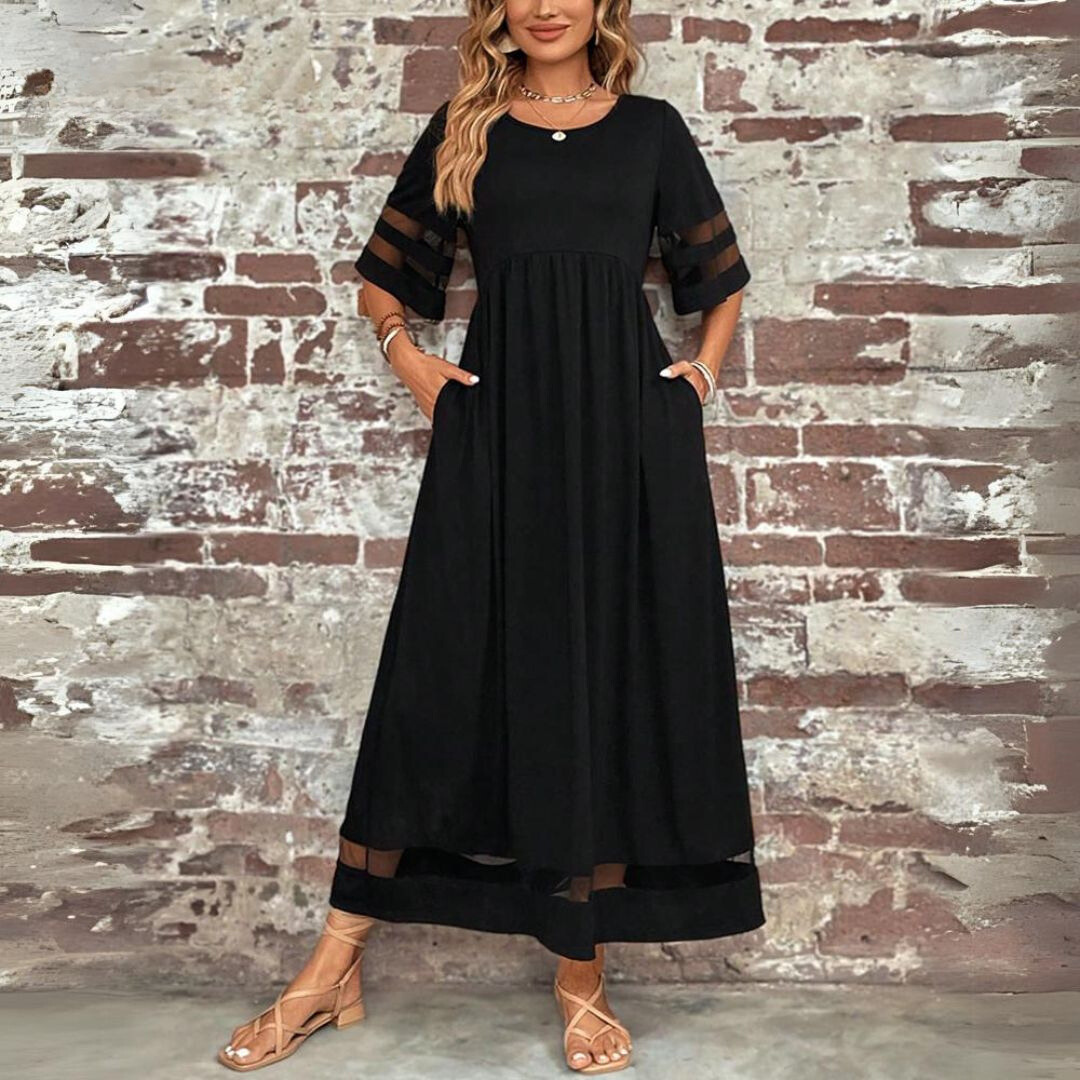 Aubrey | Flatterende midi jurk met elegante pasvorm