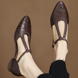 Liana | Premium Gevlochten Sandalen met Puntneus