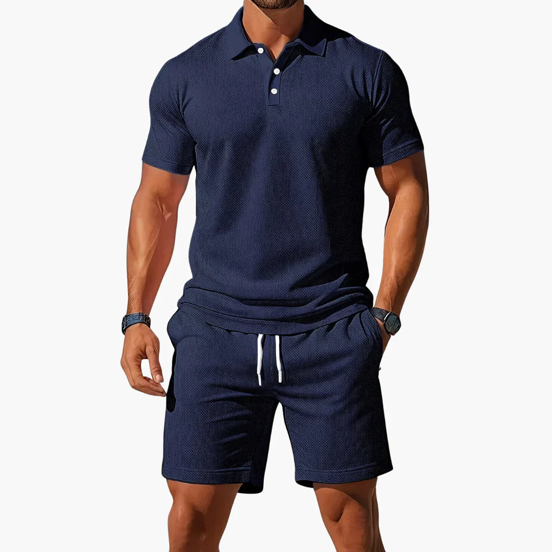 Donovan | Klassieke Kraag Shirt & Short Set