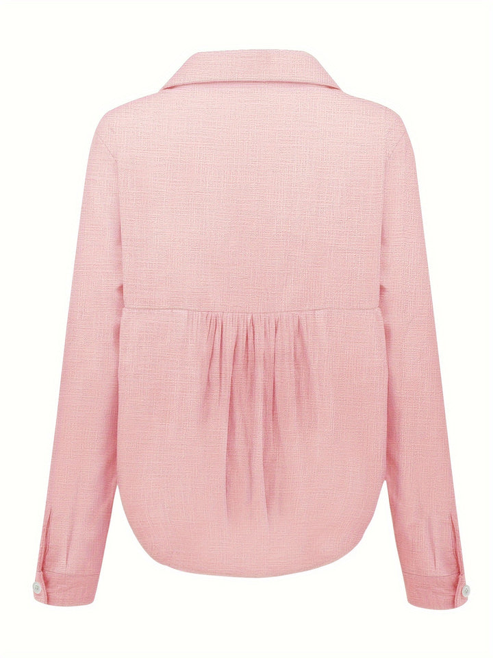 Marije | Losvallende Blouse met Lange Mouwen