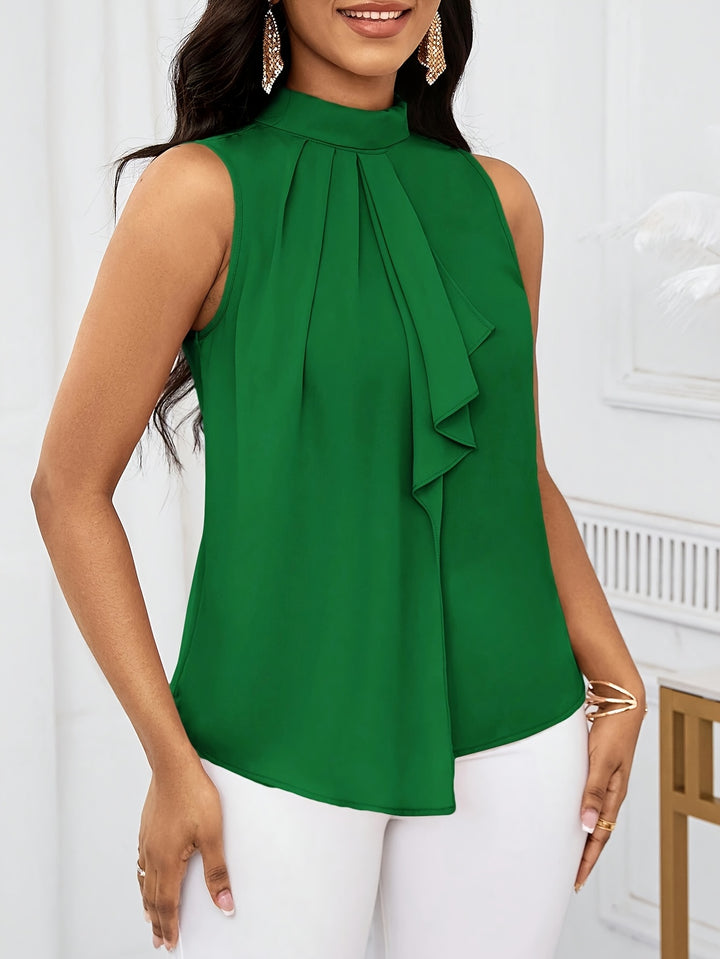 Neeltje | Elegante Mouwloze Top met Striksluiting