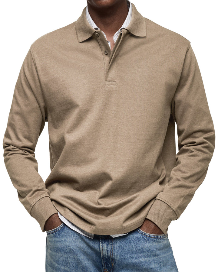 Thomas | Luxe Poloshirt Lange Mouwen